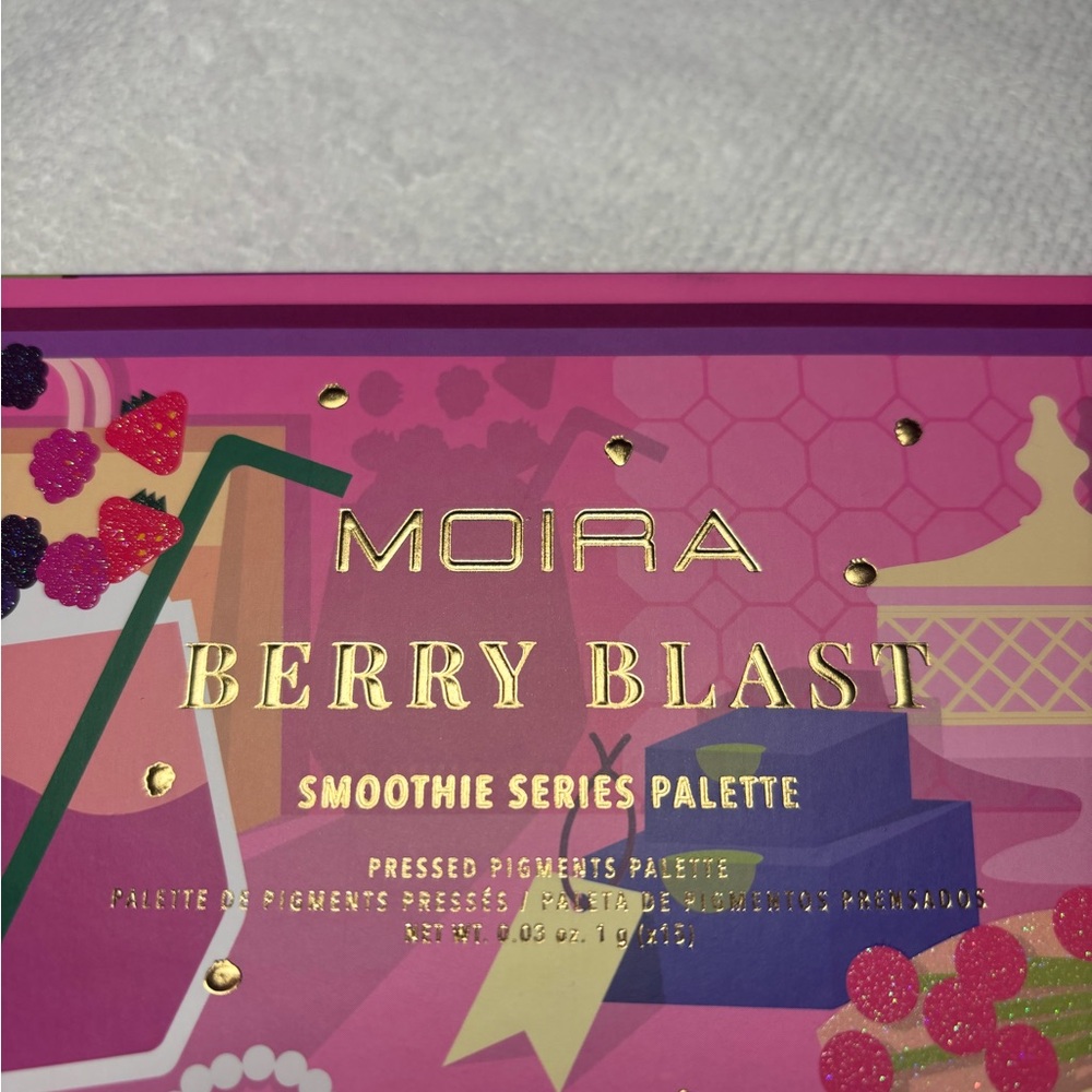 Berry Blast Smoothie Series Palette - Pink and Gold
